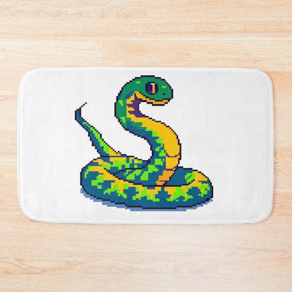 Item preview, Colorful Pixel Snake  designed and sold by DesignbyAnnaM.