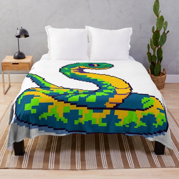 Item preview, Colorful Pixel Snake  designed and sold by DesignbyAnnaM.