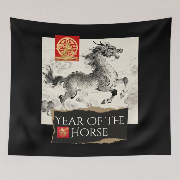 Item preview, Chinese Year Of The Fire Horse Design designed and sold by EarthArtDesigns.