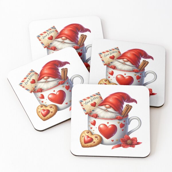 Item preview, Cute Valentine Gnome Sweet Love Pink - Romantic Heart Gift designed and sold by FuzionRaptor.