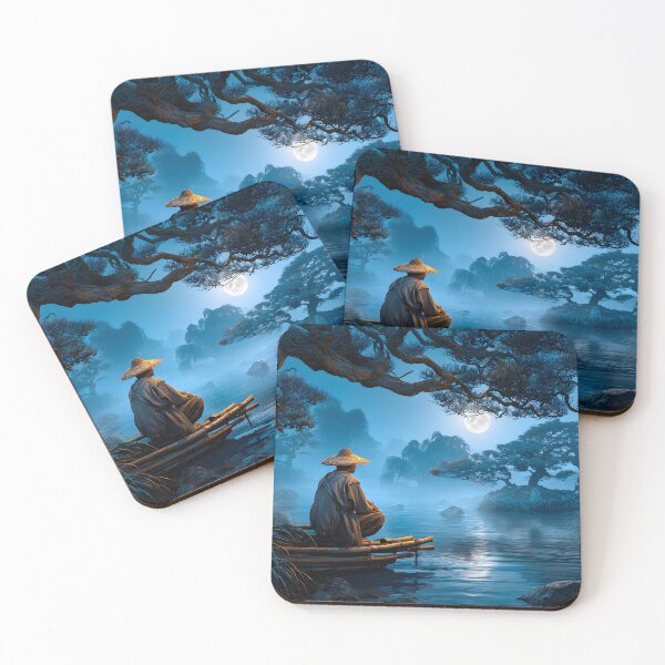 Item preview, Serene Moonlit Reflection Over Tranquil Waters designed and sold by Artessie.