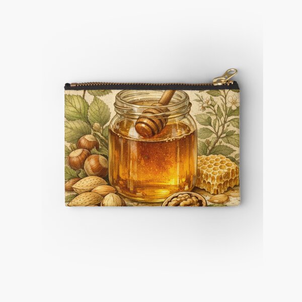 Item preview, Vintage Honey and Nuts Botanical Print – Rustic Farmhouse Kitchen Wall Art designed and sold by Darlin8888.