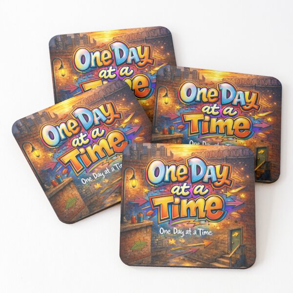 Item preview, One Day At a Time Recovery Art designed and sold by Recovery4Life.
