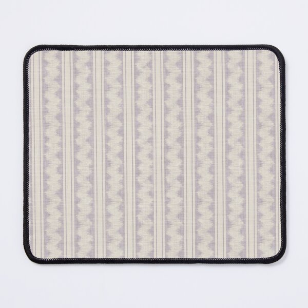 Item preview, Linear Ikat Zig Zag and Stripes with Linen Texture Light Lilac Purple designed and sold by JasmineGDesigns.