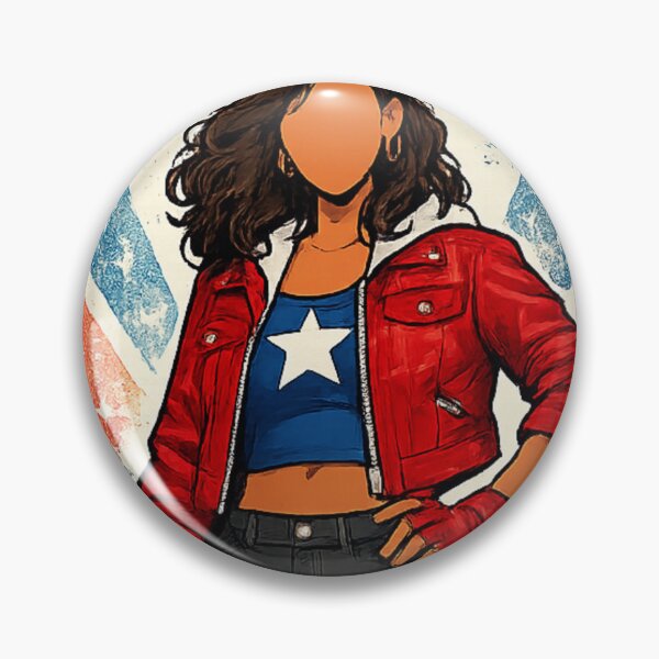 Item preview, It’s Miss America to You – Powerful Afro-Latina Superhero Tee designed and sold by Dollette Heaven.