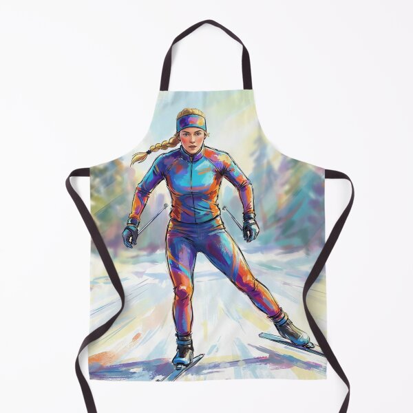 Item preview, Female Nordic Skier designed and sold by M-Y-A-R-T-.