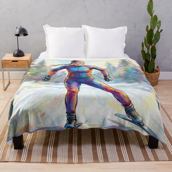 Item preview, Female Nordic Skier designed and sold by M-Y-A-R-T-.