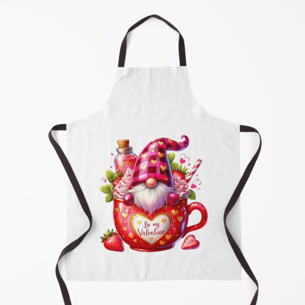 Item preview, Cute Love Pink Valentine Gnome - Romantic Nordic Heart & Sweet Aesthetic Art designed and sold by FuzionRaptor.
