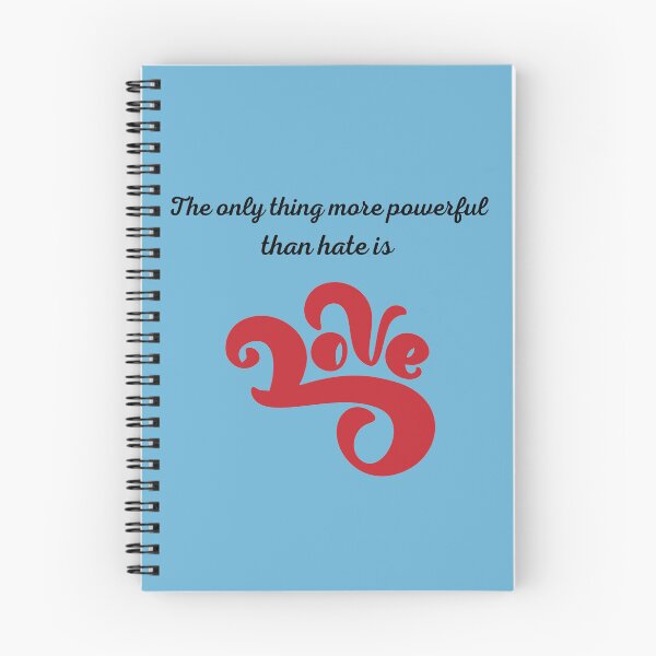 Item preview, The only thing more powerful than hate is love, Motivational Gifts designed and sold by Brittainspires.