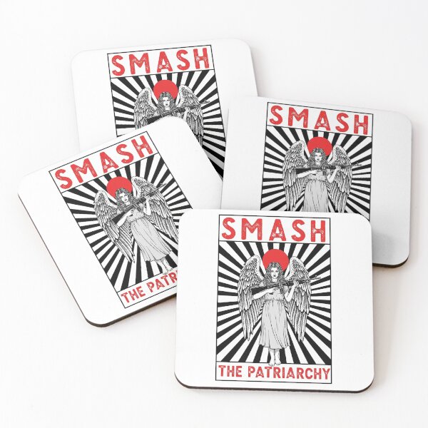 Item preview, Smash the Patriarchy Angel with Rifle Feminist Protest  designed and sold by TeeARTHY.