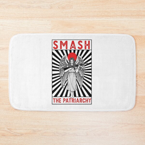 Item preview, Smash the Patriarchy Angel with Rifle Feminist Protest  designed and sold by TeeARTHY.