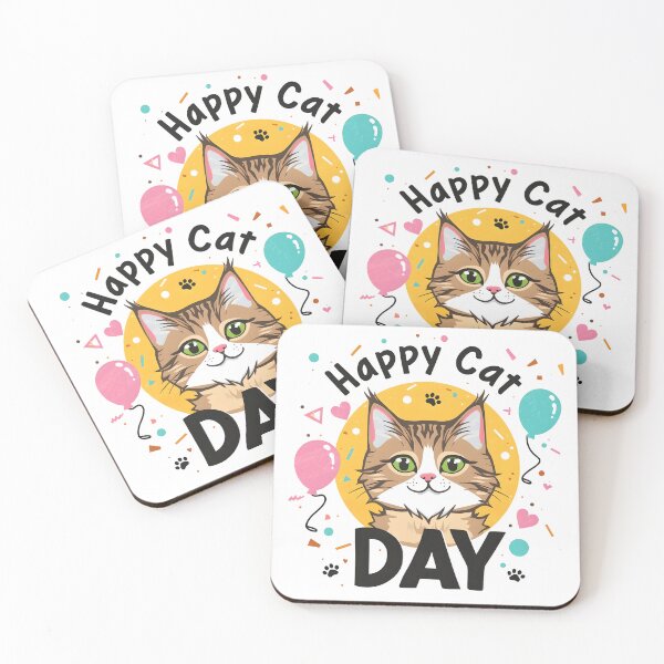 Item preview, Happy Cat Day designed and sold by somegreatthings.