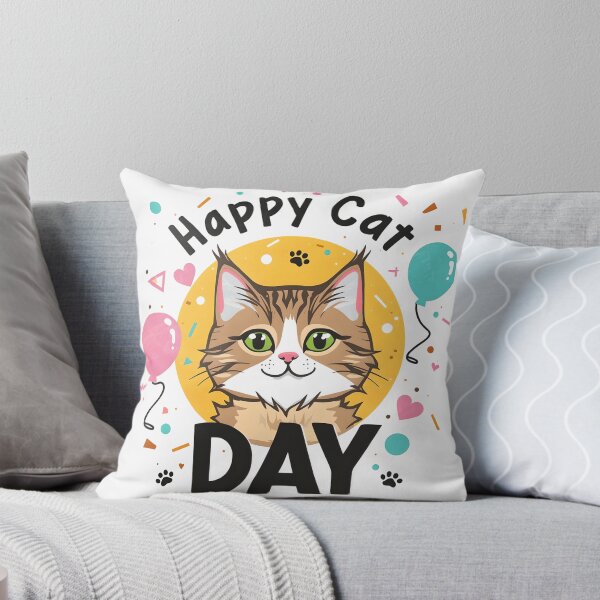 Item preview, Happy Cat Day designed and sold by somegreatthings.