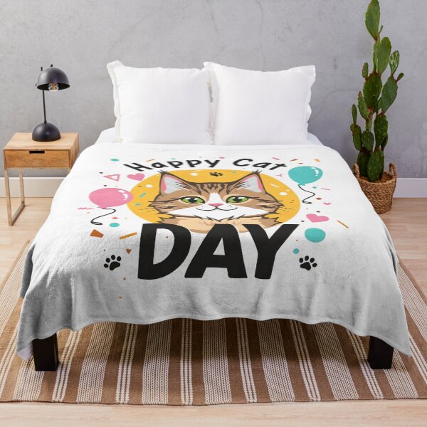 Item preview, Happy Cat Day designed and sold by somegreatthings.