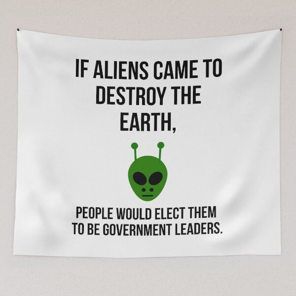 Item preview, If aliens came to destroy the earth  designed and sold by Rachel the Artist .
