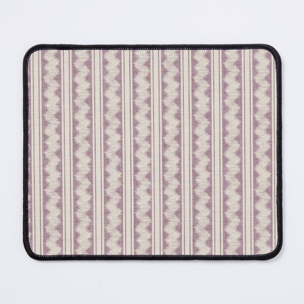 Item preview, Linear Ikat Zig Zag and Stripes with Linen Texture Rose Gold Pink Purple designed and sold by JasmineGDesigns.