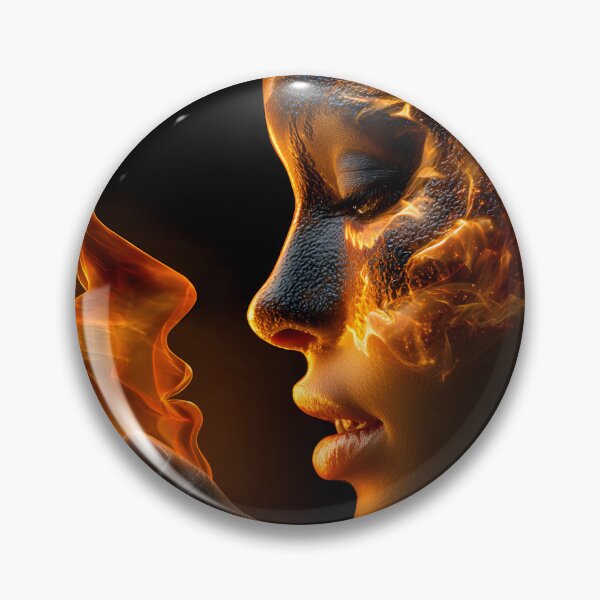 Item preview, Fiery Embrace of Abstract Human Emotions and Art designed and sold by Artessie.