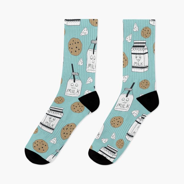 Item preview, Retro Milk & Cookies Pattern – Cute Cartoon Dairy Print | Playful Kitchen Aesthetic Design designed and sold by alijun.