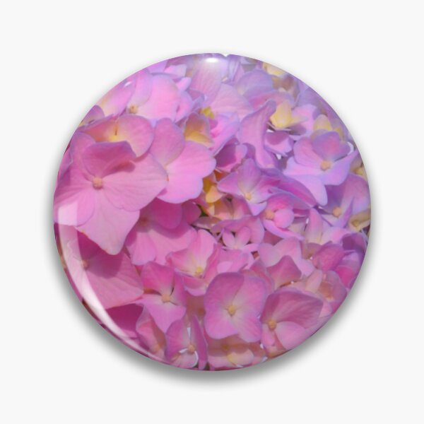Item preview, Pink and purple hydrangeas in crystal vase designed and sold by hollycooper.