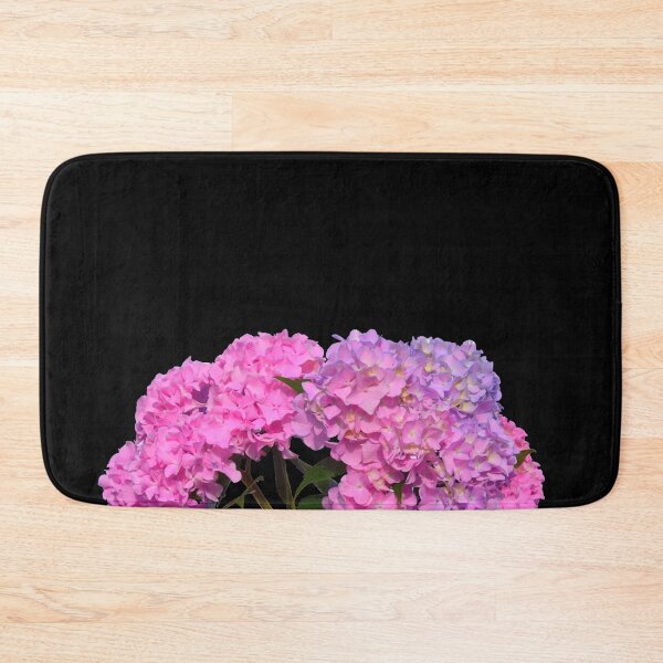Item preview, Pink and purple hydrangeas in crystal vase designed and sold by hollycooper.