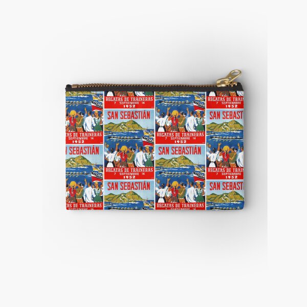 Item preview, Vintage Regatas de Traineras Poster | San Sebastián 1952 | Mid-Century Art | Basque Rowing Event | Vibrant Colors & Culture designed and sold by artofuniverse.