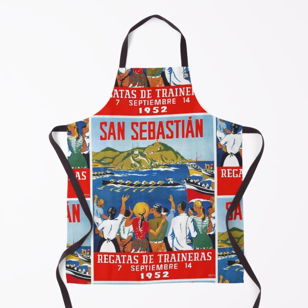 Artikelvorschau, Vintage Regatas de Traineras Poster | San Sebastián 1952 | Kunst der Jahrhundertmitte | Baskisches Ruder-Event | Lebendige Farben & Kultur entworfen und verkauft von artofuniverse.