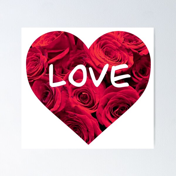 Item preview, Valentine heart design, love, romantic red roses, red floral photo  designed and sold by hollycooper.
