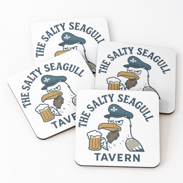 Item preview, The Salty Seagull Tavern designed and sold by Inappropriate Ink.