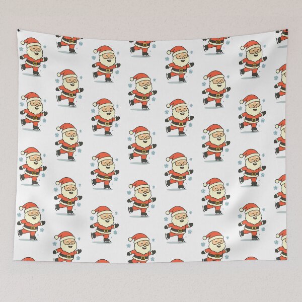 Item preview, Minimal Santa Claus – Ice Skating Edition designed and sold by ANiyati.