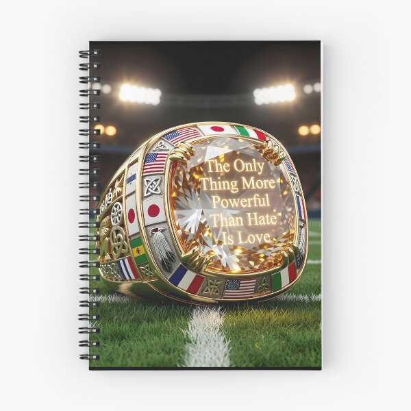 Item preview, The Only Thing More Powerful Than Hate Is Love Stadium Unity Concept designed and sold by Uglyandcute.