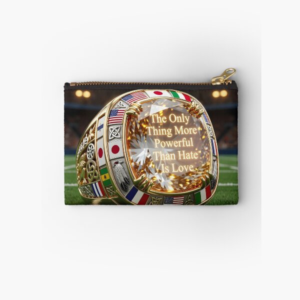 Item preview, The Only Thing More Powerful Than Hate Is Love Stadium Unity Concept designed and sold by Uglyandcute.