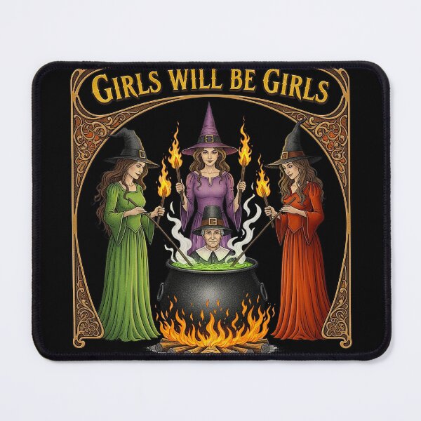 Item preview, Girls Will Be Girls Witches Brew Cauldron Scene designed and sold by TeeARTHY.