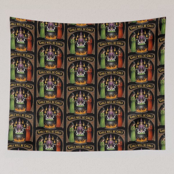 Item preview, Girls Will Be Girls Witches Brew Cauldron Scene designed and sold by TeeARTHY.