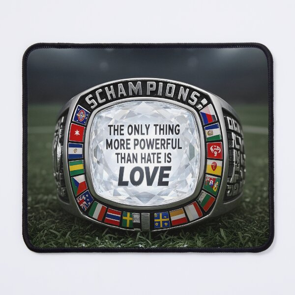 Item preview, The Only Thing More Powerful Than Hate Is Love Stadium Unity Concept designed and sold by Uglyandcute.