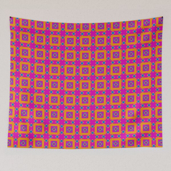 Item preview, Geometric Pattern: Kendal: Pop designed and sold by Red Wolf.