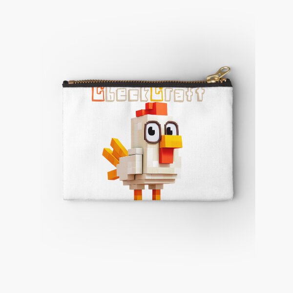 Item preview, CheckCraft Minecraft Chicken - Cute Pixel Lego Style Art Print designed and sold by DesignArtist.ia.