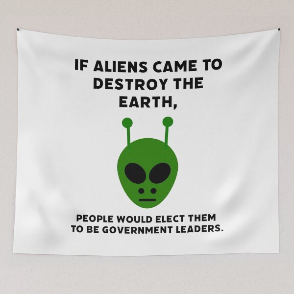 Item preview, If aliens came to destroy the earth  designed and sold by Rachel the Artist .