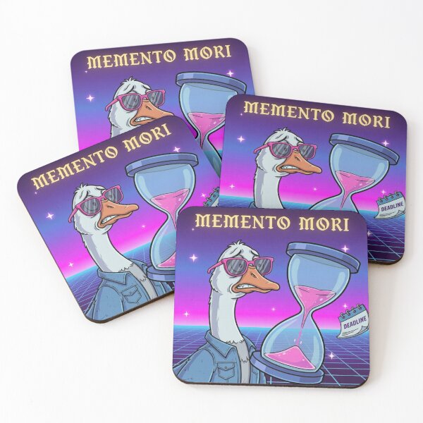 Item preview, Memento Mori Retro Philosophy Goose Art designed and sold by crazygoose30.