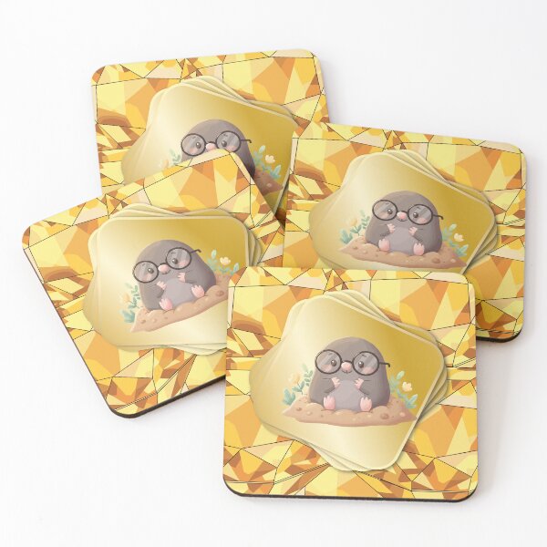 Item preview, Mole Milo – GeoKids Cute Wildlife Illustration designed and sold by GeoWild Designs.
