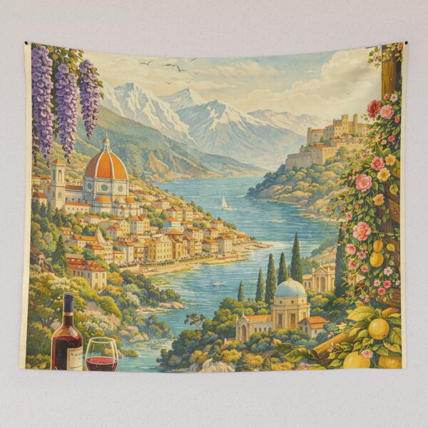 Item preview, Italia Bella – Vintage Italian Travel Poster Art designed and sold by Dollette Heaven.