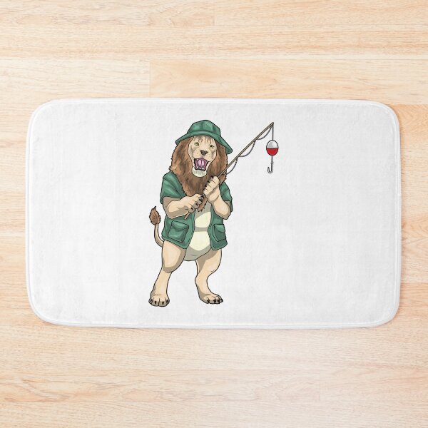 Aperçu de l'œuvre Canne à pêche Lion Angler créée et vendue par Snabdesign84.