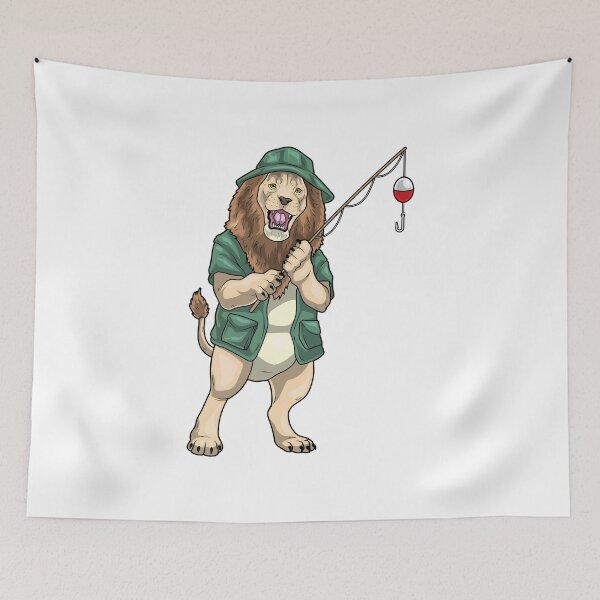 Item preview, Lion Angler Fishing rod Fishing designed and sold by Snabdesign84.