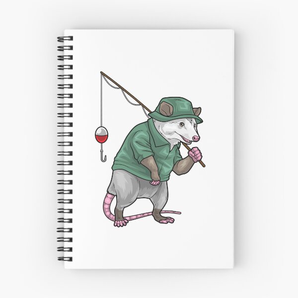 Artikelvorschau, Beutelratte Angler Angelrute Angeln entworfen und verkauft von Snabdesign84.