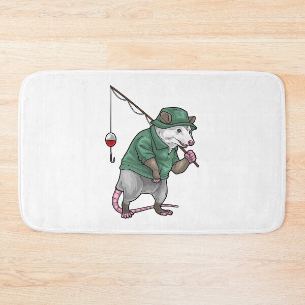 Aperçu de l'œuvre Canne à pêche Opossum Angler créée et vendue par Snabdesign84.