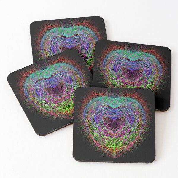 Item preview, Boho abstract heart | steampunk sparkling neon heart design  designed and sold by hollycooper.