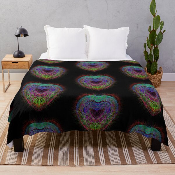 Item preview, Boho abstract heart | steampunk sparkling neon heart design designed and sold by hollycooper.