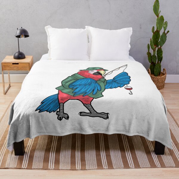 Item preview, Parrot Angler Fishing rod Fishing designed and sold by Snabdesign84.