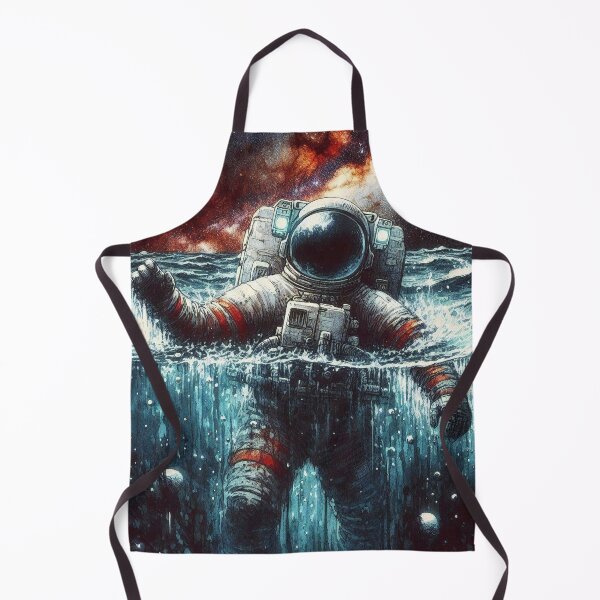 Item preview, Astronaut Sinking in a Cosmic Ocean – Space Fantasy designed and sold by The Zurggon Shop.