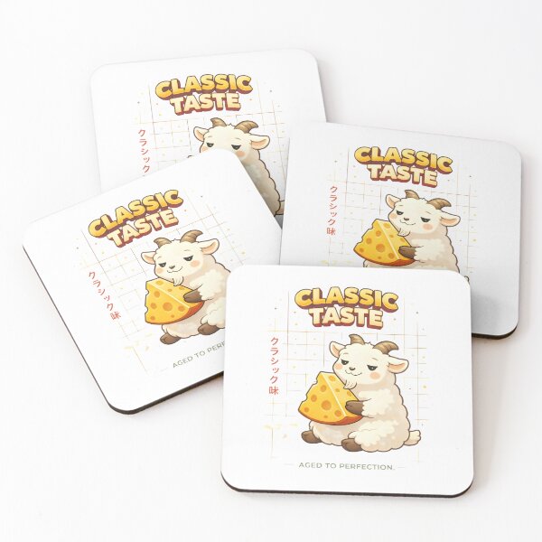 Item preview, Classic Taste Goat – Cute Cheese Lover Kawaii Animal Food Art designed and sold by Snackwear Apparel.