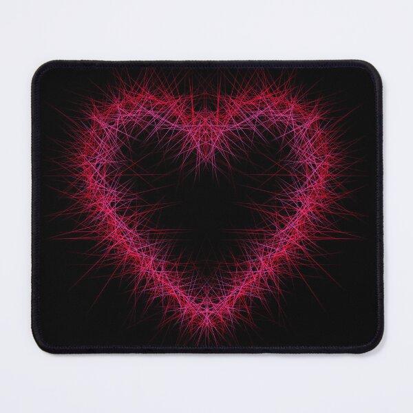 Item preview, Red and pink abstract sparkling heart design  designed and sold by hollycooper.